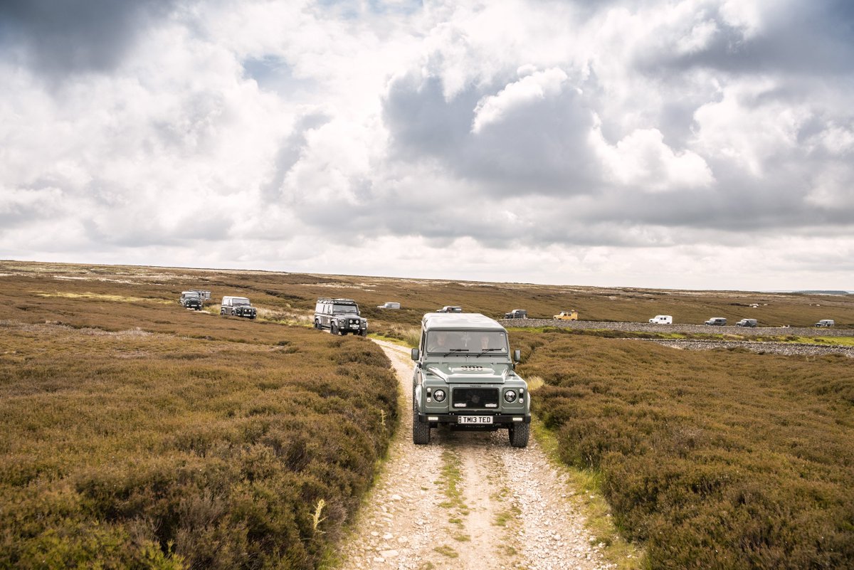 charlesrfawcett's tweet photo. This time last week we were in convoy up high! #yorkshire300 #throwback #twistedautomotive #twistedexperiences #defender #yorkshire #driving #experience #convoy #roadtrip https://t.co/bUslYWJGfi