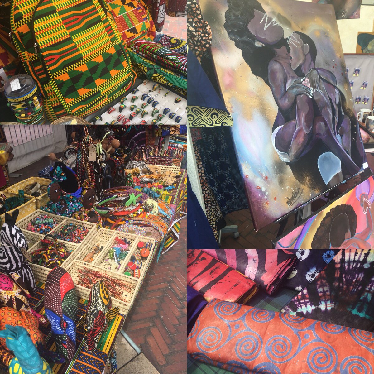 CongregateBrix's tweet photo. @itsyourlocal traders celebrating local cultural arts &amp; crafts at #Windrush70 https://t.co/K87kRuxfOj