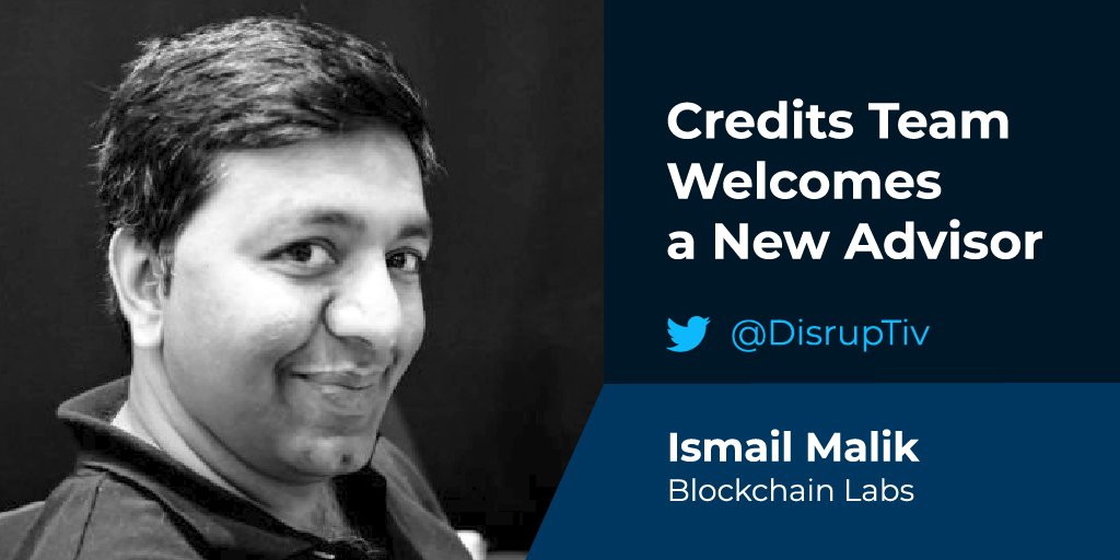 A new team member on board. Credits is proud to welcome its new Advisor  Ismail Malik.
medium.com/@dmitrynazarov…

<a href="/DisrupTiv/">Ismail Malik</a>
<a href="/creditscom/">Credits.com</a> 
#CREDITS #CREDITSplatform #CStoken #Fintech