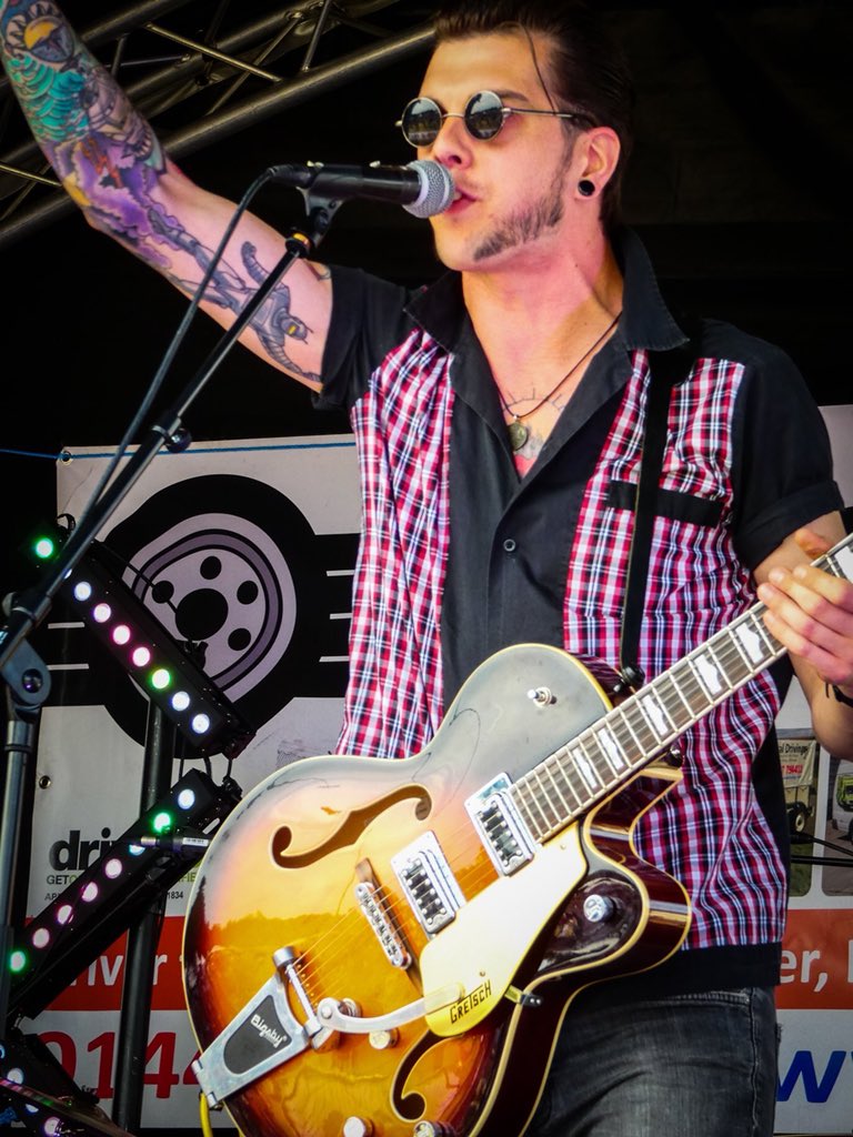 Festival season is firmly underway, looking forward to <a href="/MusicBy_TheSea/">Music By The Sea</a> this weekend! #guitar #festival #rockabilly #rockandroll #vintage #tattoos