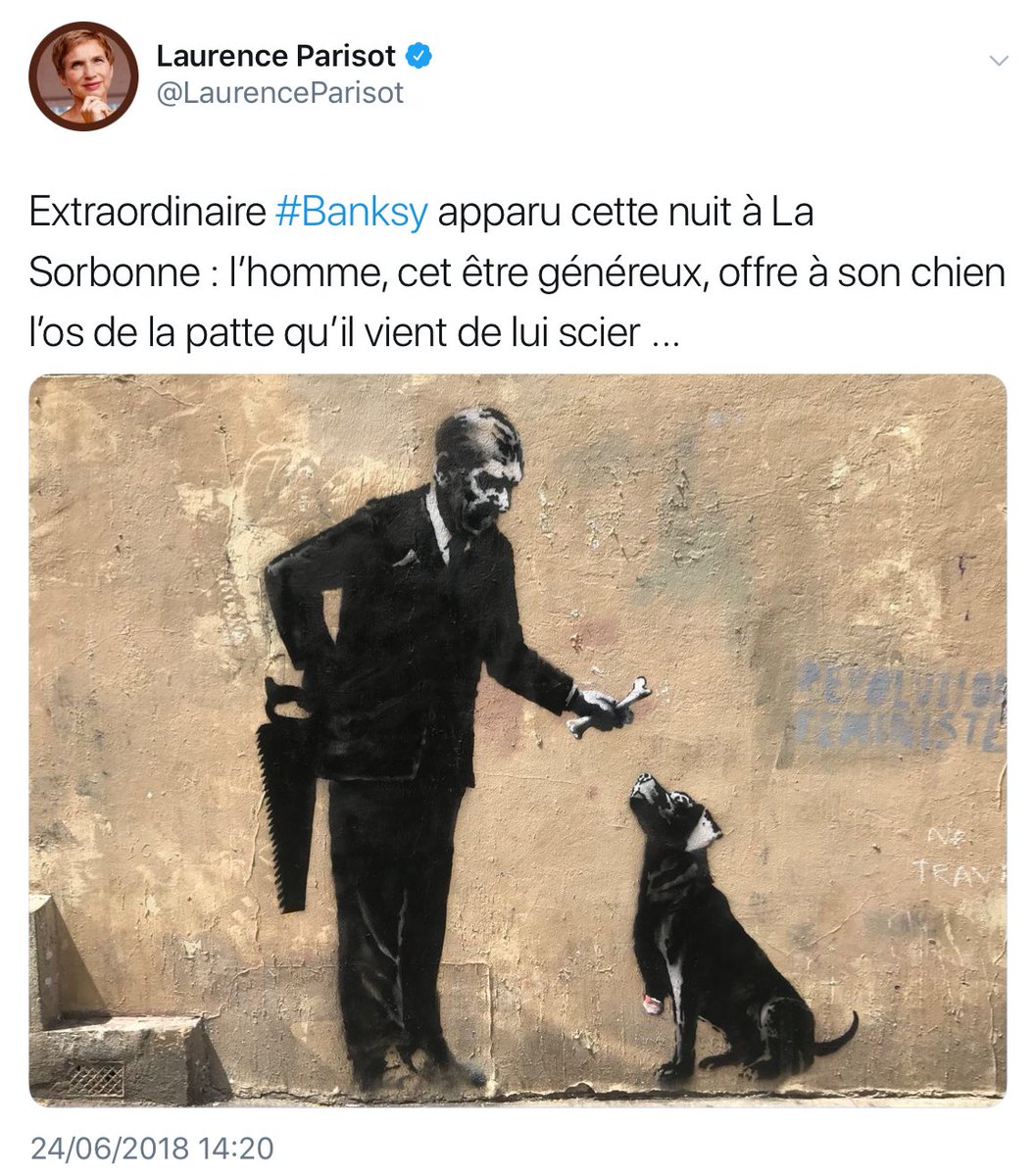 Sick_Sad_Me_'s tweet photo. Elle ne voit que ce qu’elle voit et n’a probablement même pas capté le message anticapitaliste. C’est magnifique.
Je veux des audioguides par Laurence Parisot pour les musées. "Alors, là, Dali a sûrement voulu nous dire qu’il fait si chaud en Espagne que même les montres fondent" https://t.co/IDPSTuUWRr