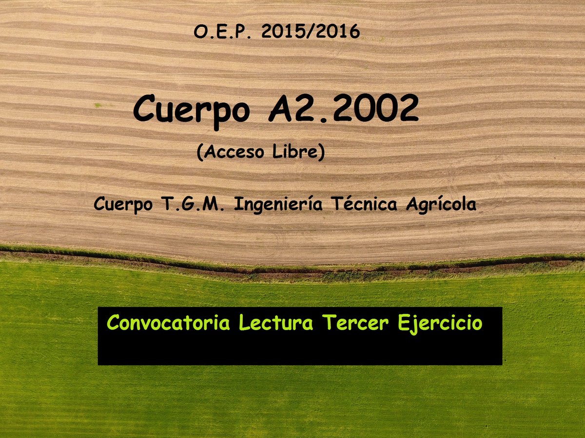HaciendAnd11's tweet photo. 📌 El 2/07 comienza la lectura del tercer ejercicio de las #oposiciones de Ingeniería Técnica Agrícola de la Junta de #Andalucía. #OEP #EmpleoPúblico

➡️https://t.co/LiBJwgSwez https://t.co/qE7208xUCS