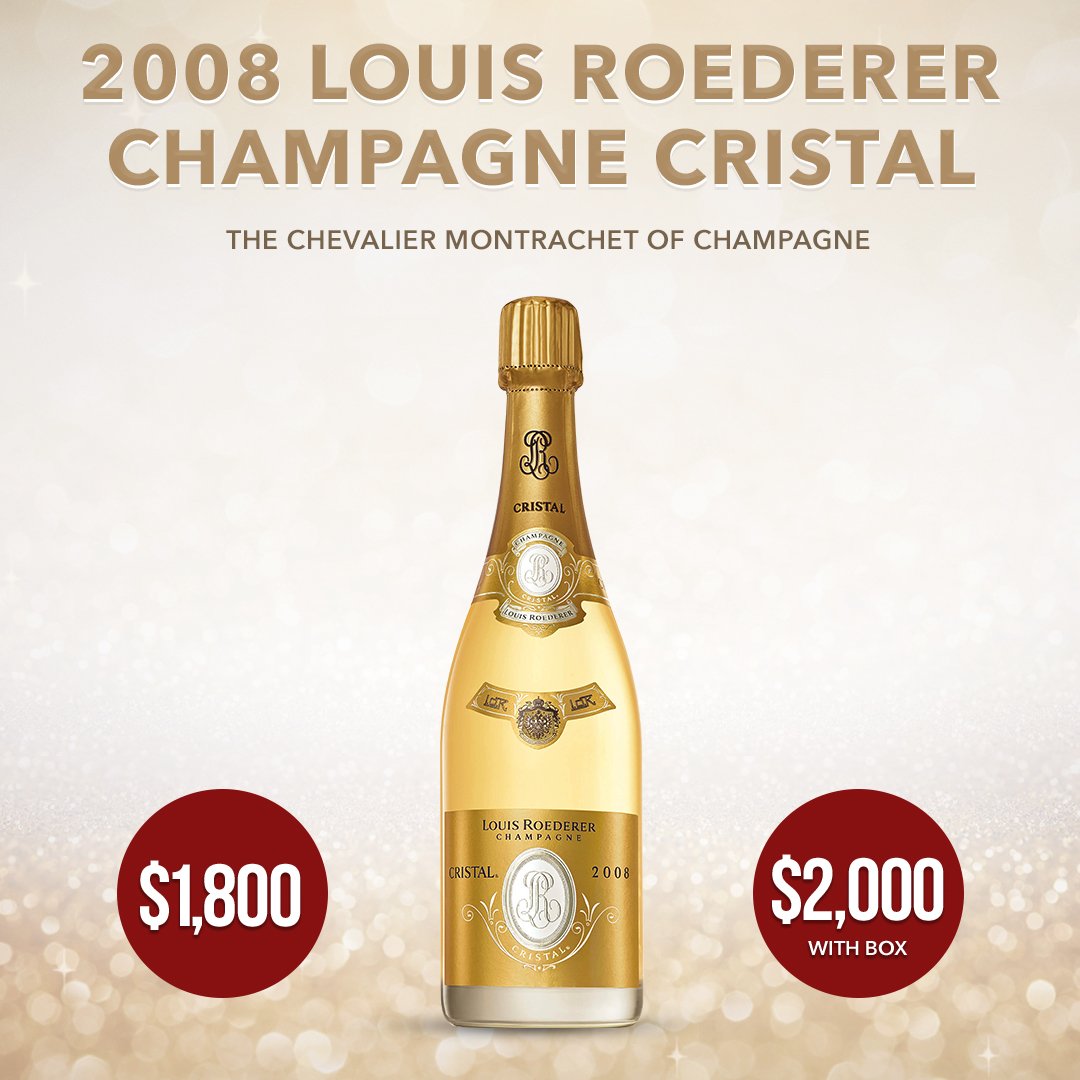 bidvino's tweet image. Touted as "The Chevalier Montrachet of Champagne" &amp;amp; rated double 100 points! Limited allocations are now available for purchase. Arriving 2nd week of July. Visit bit.ly/2K3HSFg
#RefinedCellar #Bidvino #BuyNowSpecial #WineHK #BuyNow #Cristal #LouisRoederer #Champagne