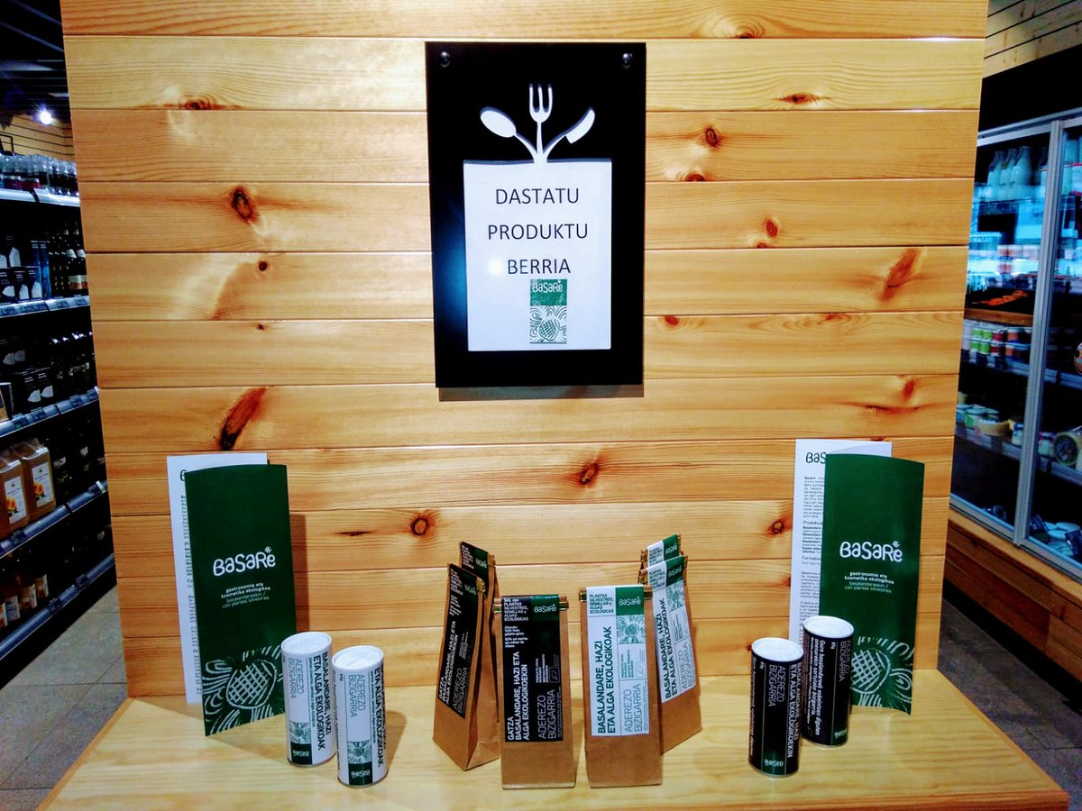 elikagunea's tweet photo. Produktu berriak Basareko Joneren eskutik! Basalandare-kondimentu artisau eta ekologikoa: gure jakiei zapore goxo bat emateaz gain nutrizio balioa dutena #bertakoproduktuak #basare https://t.co/ue9QuQg9gw