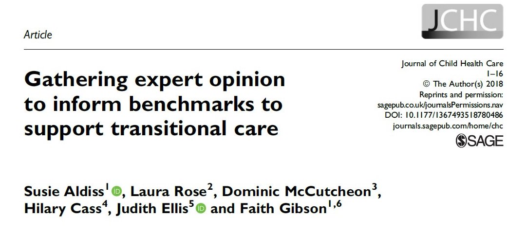 Susie Aldiss (@aldisssusie) on Twitter photo Interested in transitional care? Check out our new paper in <a href="/JournalofCHC/">Journal of Child Health Care</a> about the views of experts that informed the benchmarks for transition from child to adult health care journals.sagepub.com/doi/full/10.11…
<a href="/BurdettTrust/">Burdett Trust 💙</a> <a href="/Hilary_Cass/">Hilary Cass</a> <a href="/UniS_ChildNurse/">CYP Nursing - University of Surrey</a> <a href="/healthscisurrey/">Health Sciences Surrey</a> Interested in transitional care? Check out our new paper in <a href="/JournalofCHC/">Journal of Child Health Care</a> about the views of experts that informed the benchmarks for transition from child to adult health care journals.sagepub.com/doi/full/10.11…
<a href="/BurdettTrust/">Burdett Trust 💙</a> <a href="/Hilary_Cass/">Hilary Cass</a> <a href="/UniS_ChildNurse/">CYP Nursing - University of Surrey</a> <a href="/healthscisurrey/">Health Sciences Surrey</a>