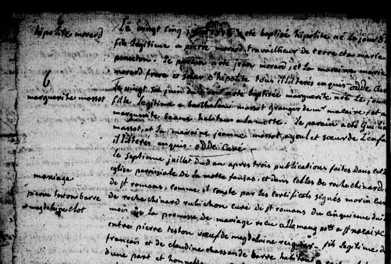 LDGenealogie's tweet photo. #1J1Ancêtre Fierté de savoir que #MORARD Hyppolite né le 25/06/1778 à La Motte Fanjas (26) époux de #CHATAIN Rose mariés le 11/09/1805 à St Thomas en Royans (26) décède le 12/11/1861 à l'âge de 83 ans décoré de la Médaille de Sainte-Hélène. Existe-il un document officiel pour ca? https://t.co/UtbUGr9vw0