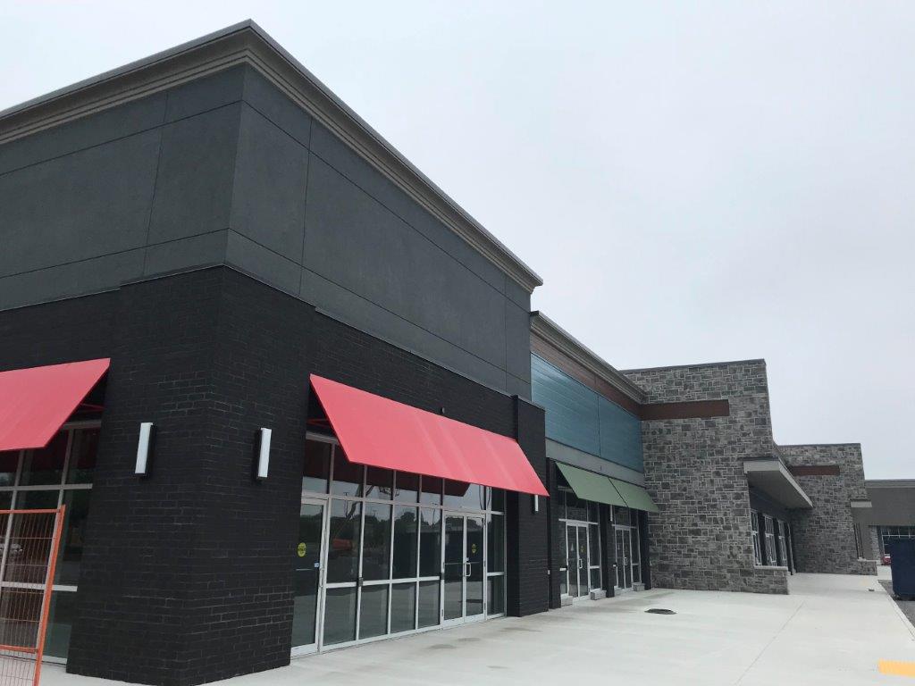 ADA_Windsor's tweet photo. Former Union Gas site at 650 Division Road (now Union Square) in Windsor  is nearing completion! Wait until you smell what's cooking! #yqg #architecture #construction #windsor https://t.co/7tTga85qLm