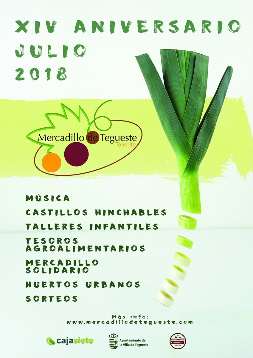 MercaTegueste's tweet photo. Durante todo el mes de julio, celebraremos nuestro XIV aniversario, con muchas actividades. ¿Te lo vas a perder? #Tegueste #DesarrolloLocal #Agriculturalocal #VidaSaludable https://t.co/yuiNdvYeEf