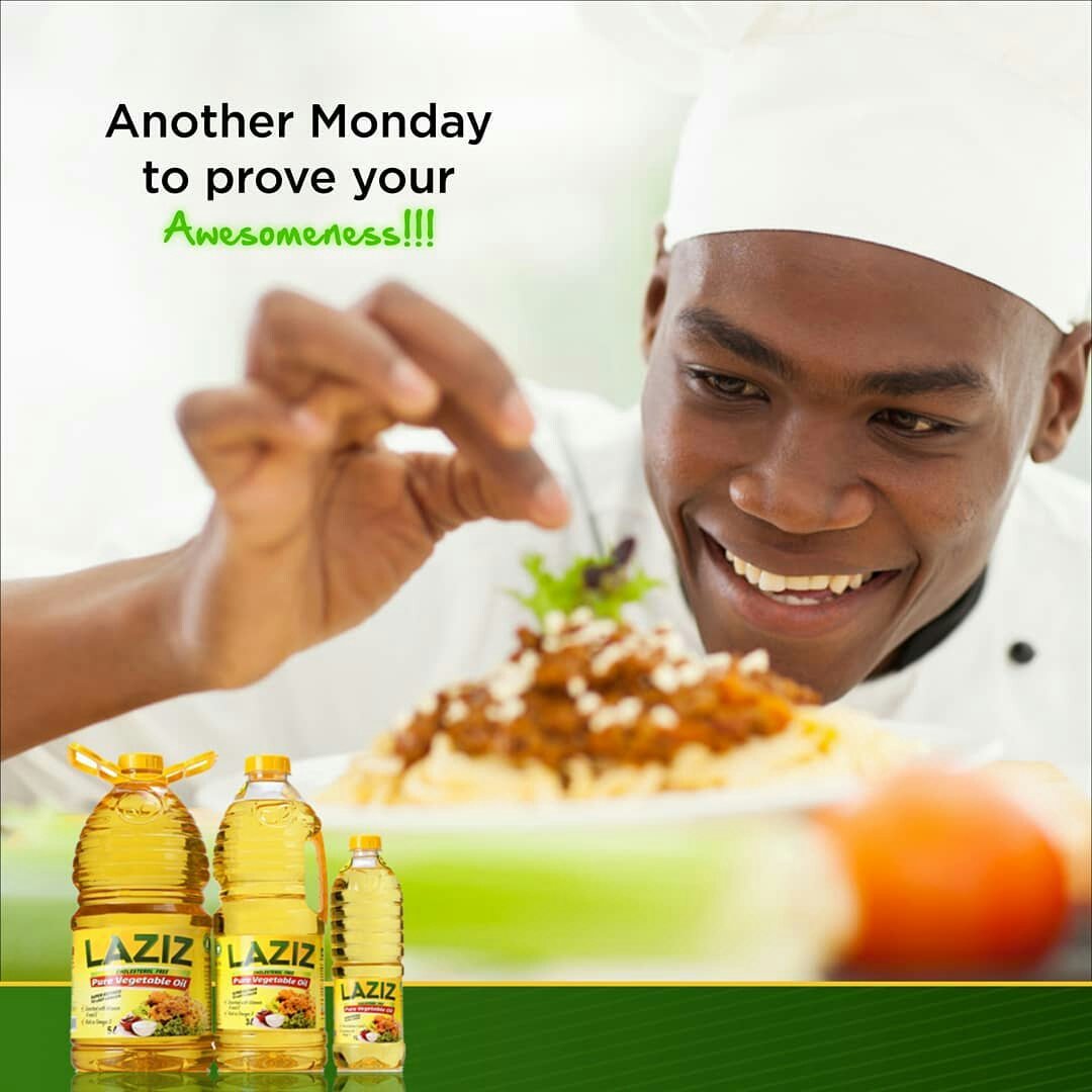 LazizProducts's tweet photo. Have an Awesome week.
 #mondaymotivation #lazizoil #cookingwithlaziz #tmonday #healthycooking #foodie #food #healthyoil #lowfat #heartfriendly #fitfam https://t.co/BL2Kil5r8R