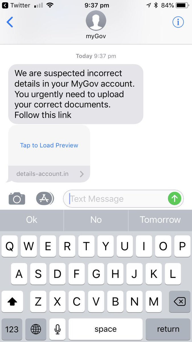 DaRealSamBB's tweet image. @myGovau might wanna fix this!!!! Before someone gets #scammed!!!!! #mygovau #mygov #textscam