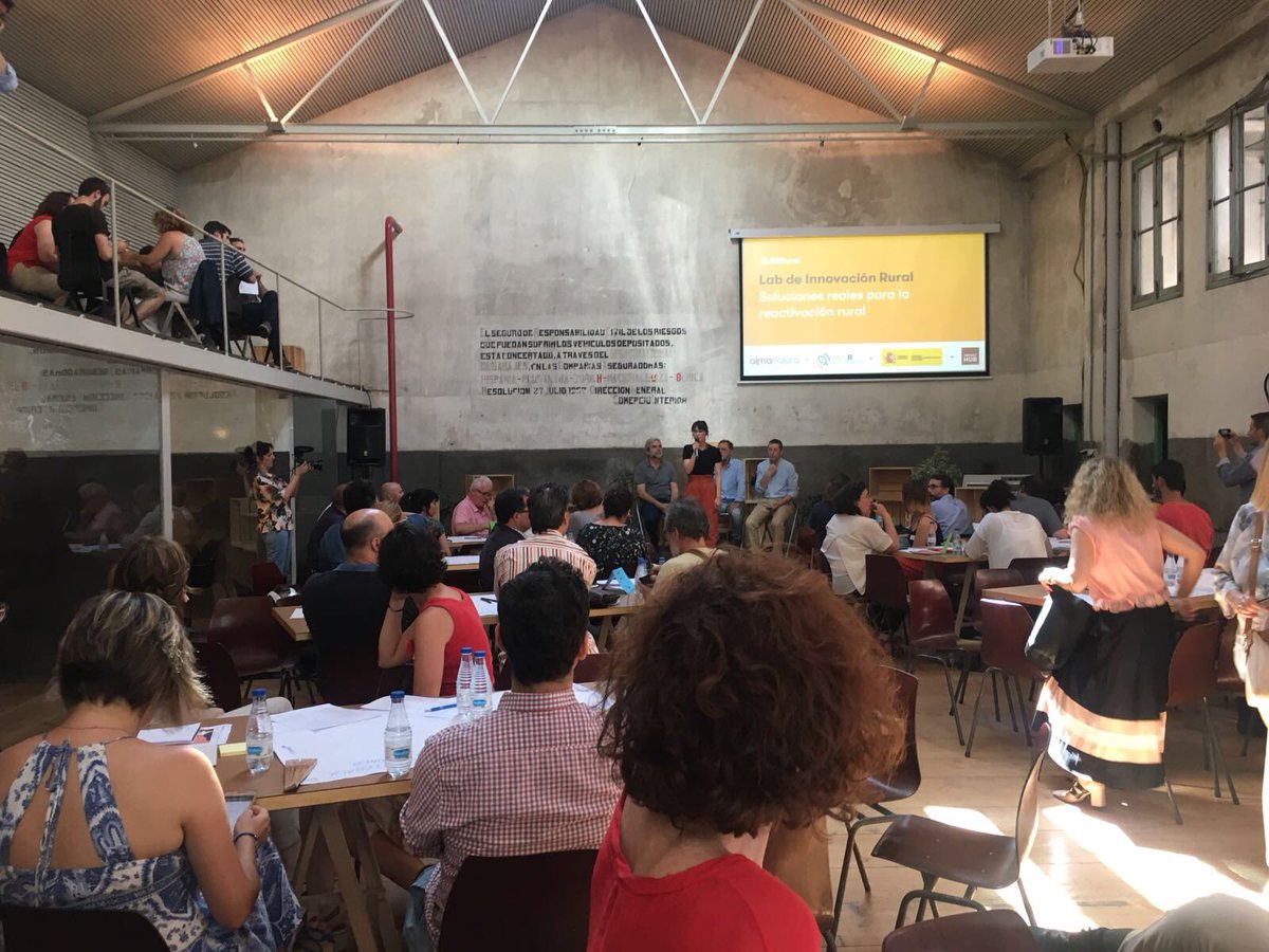 grupoadriss's tweet photo. Estuvimos en el primer #LabRural organizado por @almanatura y @redespanola en @ImpactHubMAD buscando vías para fijar población en el ámbito rural. https://t.co/DJsmaOjC8Q