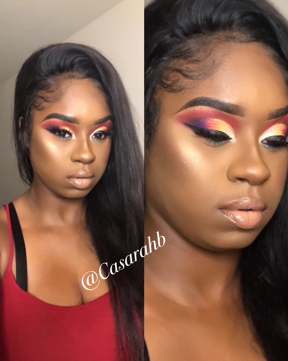 CasarahB's tweet photo. Inspired look. #Pride2018 #pride #love #colors #makeup #melanin #casarahb #mua #followme #youtuber #subscribe #bundles #slayqueen #queenin #bookme #beautiful #glam #slayin https://t.co/uIdHie04x5