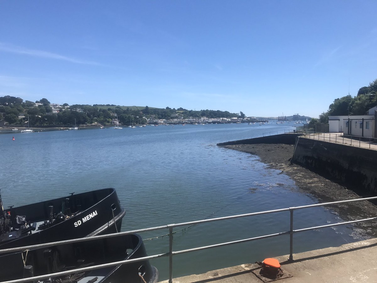 Out on a site survey for our clients at Fairhaven shipyard in Falmouth, can think of worse places to survey ! #lovecornwall #businessinsurance #localbroker