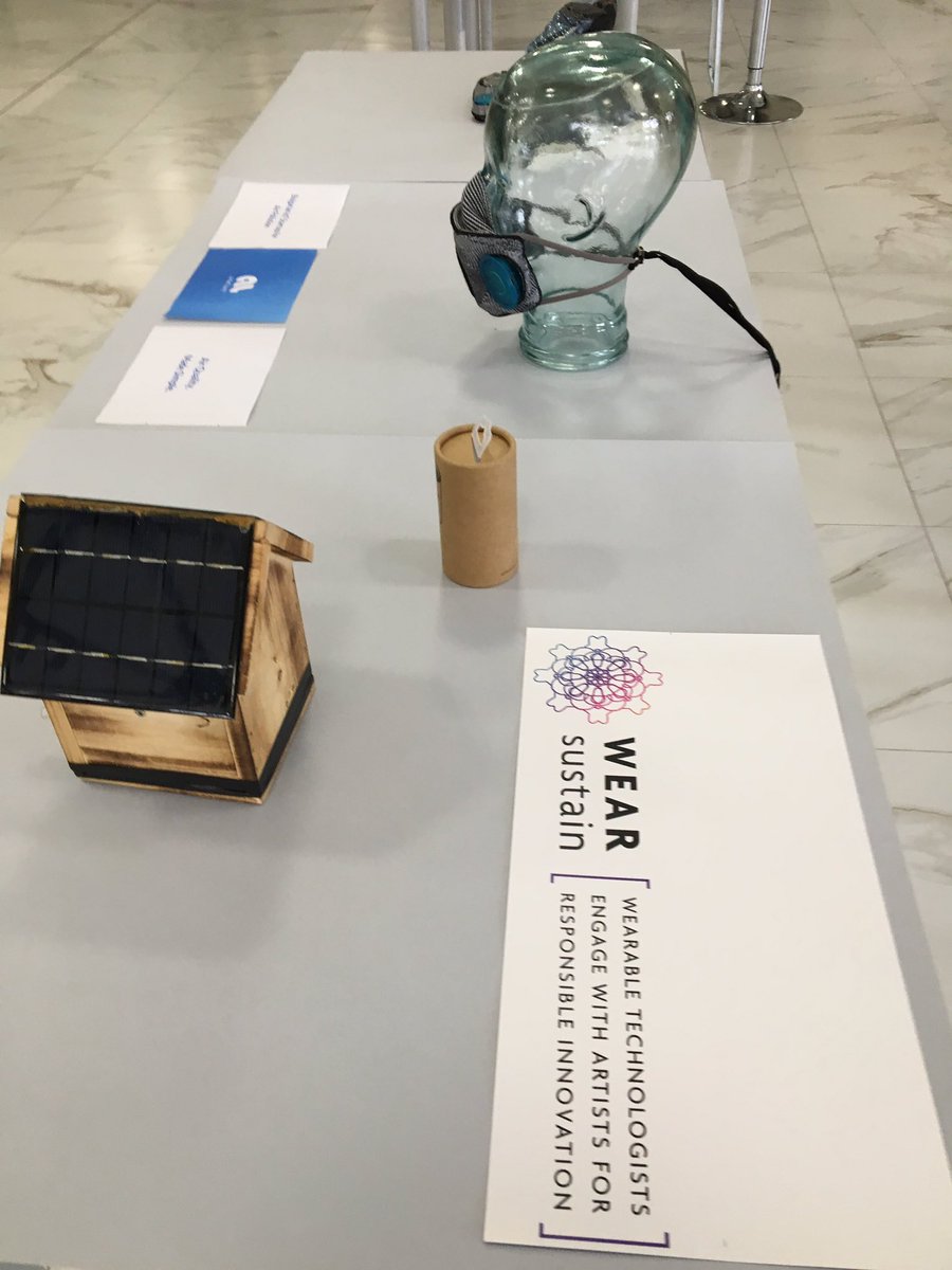 digitalspacesll's tweet photo. @WEARsustain projects @Airlief_World &amp; @solemaker_io proudly presenting their prototypes at the @STARTSEU exhibition #DA18eu in Sofia https://t.co/qPKS3CCydn