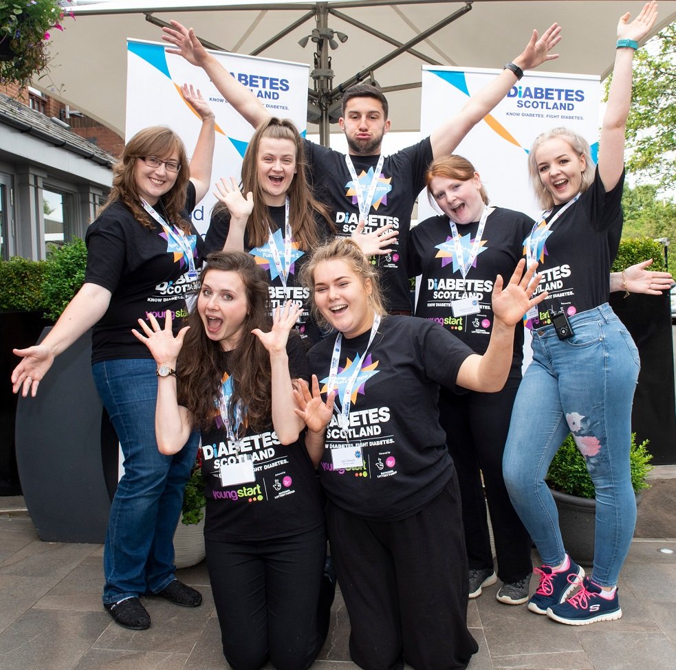 DiabetesScot's tweet photo. The #YoungFunType1 conference - organised by Young Leader Alyssa Faulkner and Project Leader Katie Stewart - reached out to 16-25 year olds with advice and support as delegates shared their own experiences of living with Type 1. https://t.co/Eqs3V7ULg1