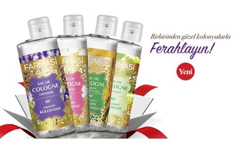 Farmasinin birbirinden güzel kokularıyla ferahlayın😉
🍀Limon kolonyası 
🌼Yasemin kolonyası 
🍀Bergamot kolonyası 
🌼Lavanta kolonyası. .