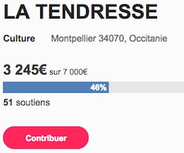 #tendressecrowdfunding
Nous avons presque atteint les 50% de dons sur notre Campagne de #crowdfunding !! Merci à tous nos contributeurs !