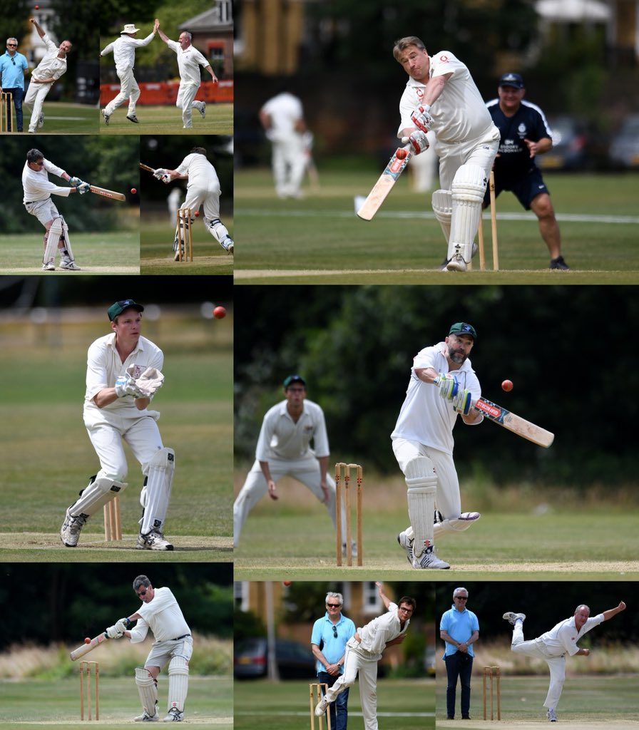 Outstanding day with <a href="/BoundersCC/">Bounders CC</a> on Saturday for the #DHTestimonial - not the liveliest bunch in the field but glimmers of past greatness on show! #cricket #60NotOut