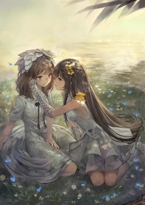 過去絵で  #百合の日 