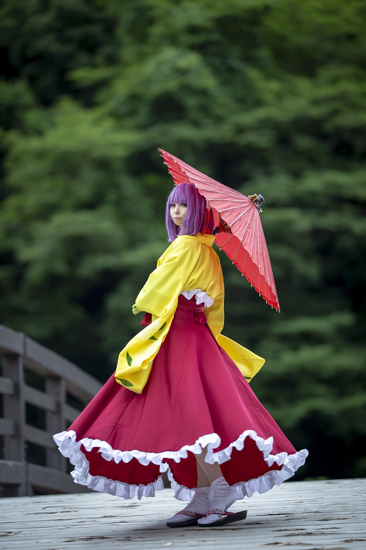 Amazon.co.jp: YY_COS東方本居小鈴 コスプレ衣装＋ウィッグ 東方