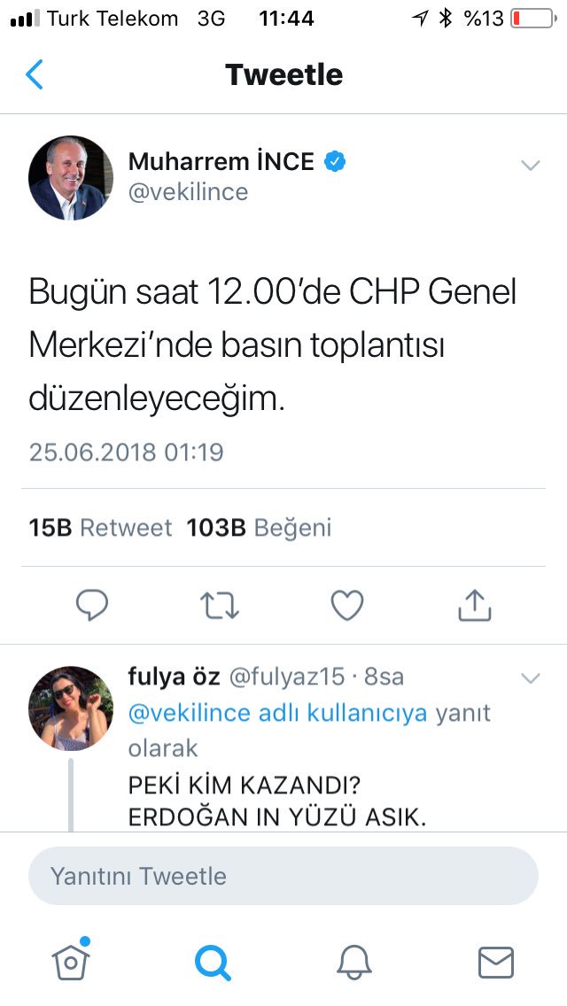 Bu seçim şaibelidir.
Ancak Biri bunları açığa kavuşturmadığı sürece bu darbedir.
<a href="/vekilince/">Muharrem İNCE</a>
<a href="/herkesicinCHP/">CHP 🇹🇷</a>
<a href="/HDPgenelmerkezi/">DEM Parti</a>
<a href="/meral_aksener/">Meral Akşener</a>
#YürüÖnümüzde
#incenerede