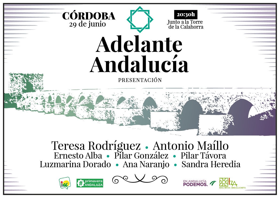 Recordad que este viernes en Córdoba vamos a mirar al futuro. No os perdáis este nuevo evento de #AdelanteAndalucía que va a merecer mucho la pena ☺️
