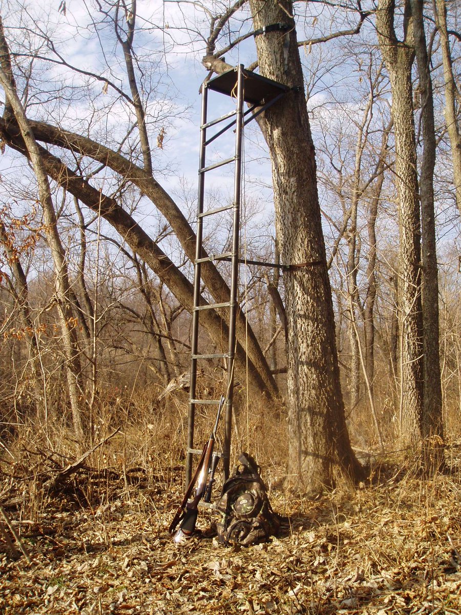 Can it be deer season yet?! I miss my tree stand! #hunting