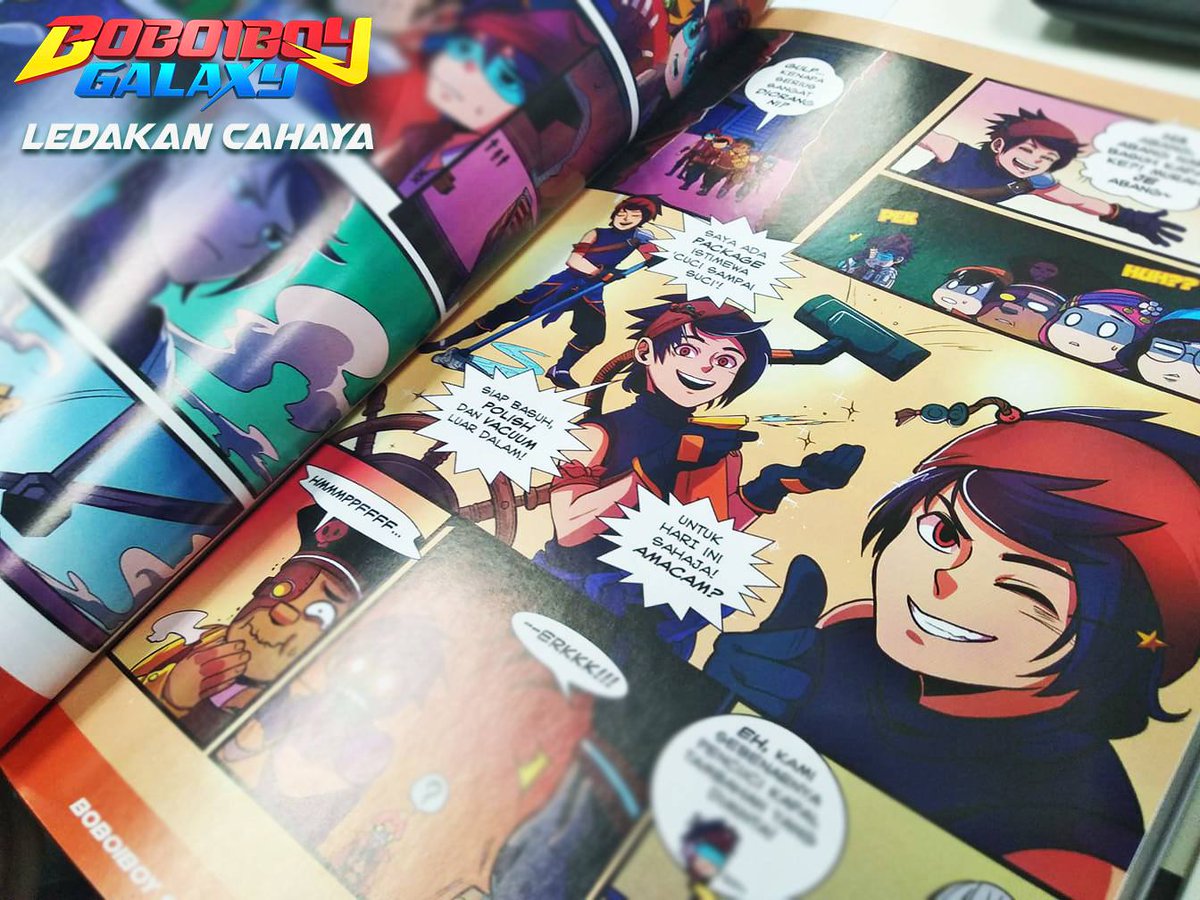 BoBoiBoy On Twitter Eh Kassim Dah Maju Eh Sekarang Masuk Komik