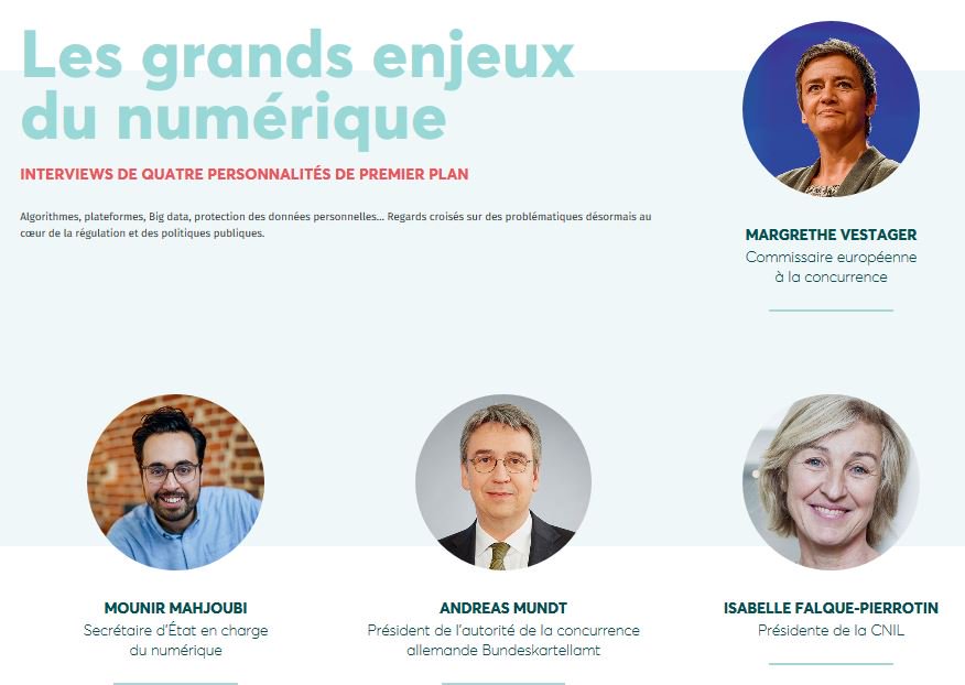 Autorité de la Concurrence (@adlc_) on Twitter photo #Algorithmes #plateformes #BigData... Regards croisés de <a href="/vestager/">Margrethe Vestager</a>, <a href="/mounir/">Mounir Mahjoubi</a>, A. Mundt, Président du <a href="/Kartellamt/">Bundeskartellamt</a> & I. Faque-Pierrotin, Présidente de <a href="/CNIL/">CNIL</a> sur des problématiques désormais au cœur de la régulation & des politiques publiques autoritedelaconcurrence.fr/adlc-bilan-act… #BilanADLC #Algorithmes #plateformes #BigData... Regards croisés de <a href="/vestager/">Margrethe Vestager</a>, <a href="/mounir/">Mounir Mahjoubi</a>, A. Mundt, Président du <a href="/Kartellamt/">Bundeskartellamt</a> & I. Faque-Pierrotin, Présidente de <a href="/CNIL/">CNIL</a> sur des problématiques désormais au cœur de la régulation & des politiques publiques autoritedelaconcurrence.fr/adlc-bilan-act… #BilanADLC
