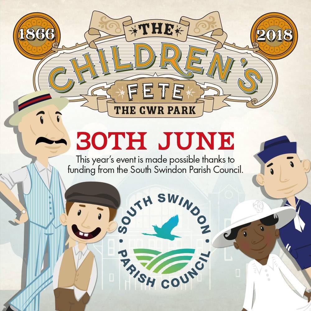 Thanks to the wonderful people of #Swindon and the South Swindon Parish Council we're pleased to say The Children's Fete WILL be going ahead this Saturday 30th June!

We hope you can join the fun. Please help spread the word by retweeting! #ChildrensFete2018 #Community #Culture