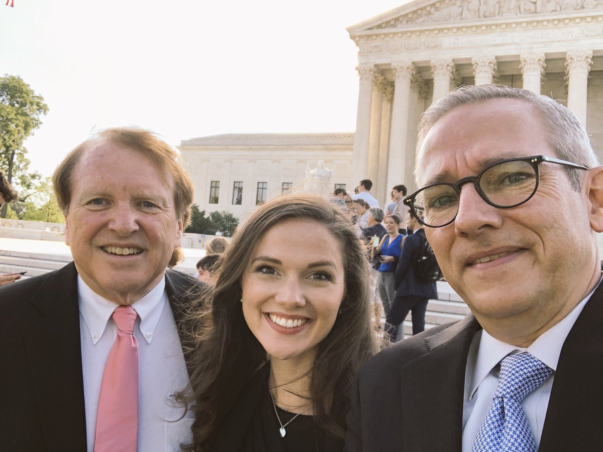 At the U.S. Supreme Court with @ThomasGlessner, president of @NIFLA, awaiting the decision in the NIFLA v. Becerra case, that will impact pro-life free speech, particularly for pregnancy centers. Please pray for a decisive victory! #givefreespeechlife