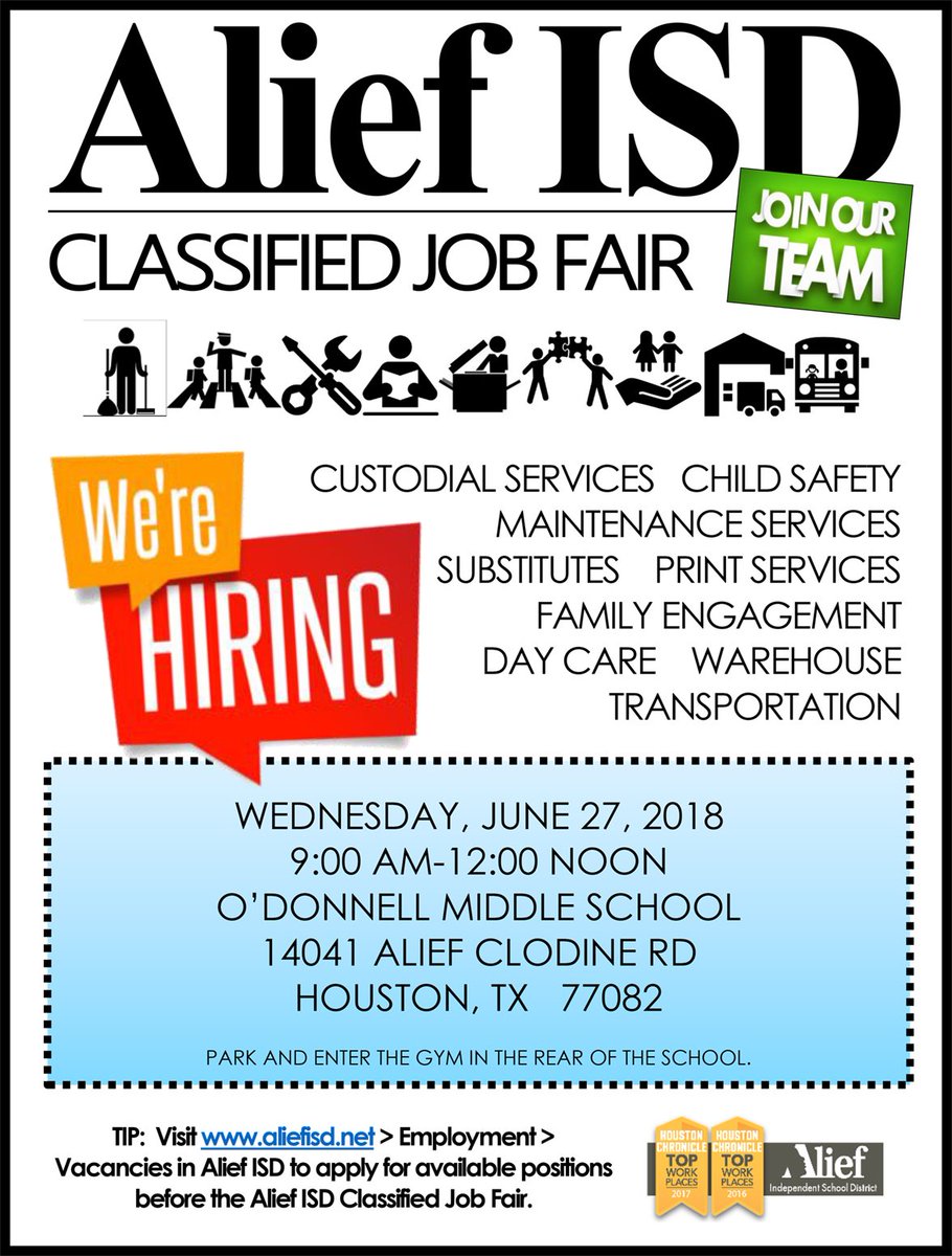 Alief isd jobs