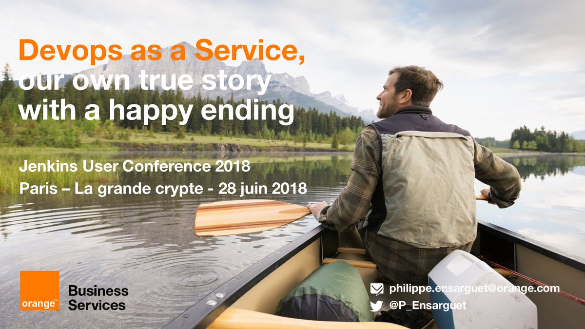P_Ensarguet's tweet photo. Et voilà, ma session est prête ! On se retrouve vendredi matin pour un retour d'expérience sous la forme d'un voyage sur la transformation de la production et delivery software chez @orangebusiness  #JUCParis #JenkinsUserConference #feedback #softwaretransformation #atscale https://t.co/x1yBiLLdxu