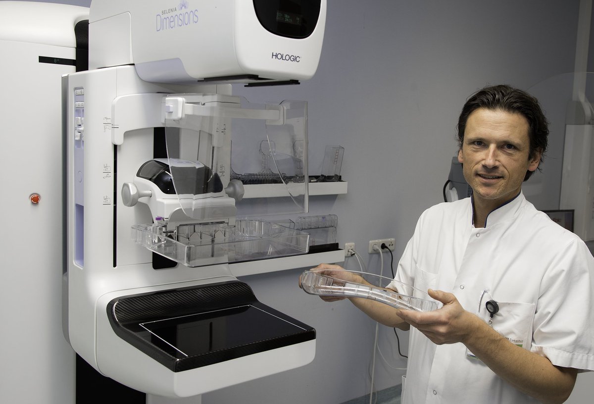 Verbetering comfort bij het maken van een borstfoto (mammografie) door nieuwe innovatie: etz.nl/Over-ETZ/Nieuw… #mammacentrum