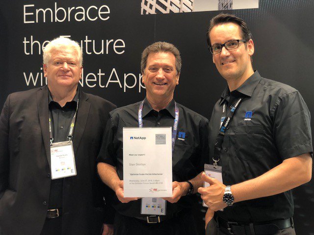 NetAppEMEA's tweet image. Don&apos;t miss today #ISC18 Vendor Showdown with #NetApps @stanskelton at 2:45pm #datadriven