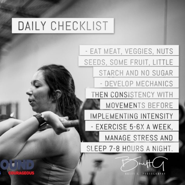 BoundCrossfit's tweet photo. Daily checklist for a healthy life https://t.co/gzHLYGYpDr
