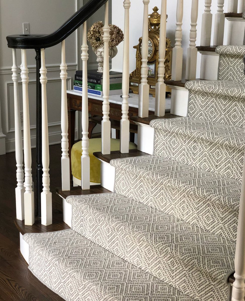 The Oil Nut Bay collection weaves calming neutrals &amp; creams in a concentric diamond pattern. Choose softer tones for a quiet effect or energize your space with a contrasting color combination. Amazing design &amp; photo 📷👏🏼🙌🏻 by Ellie Mroz Design