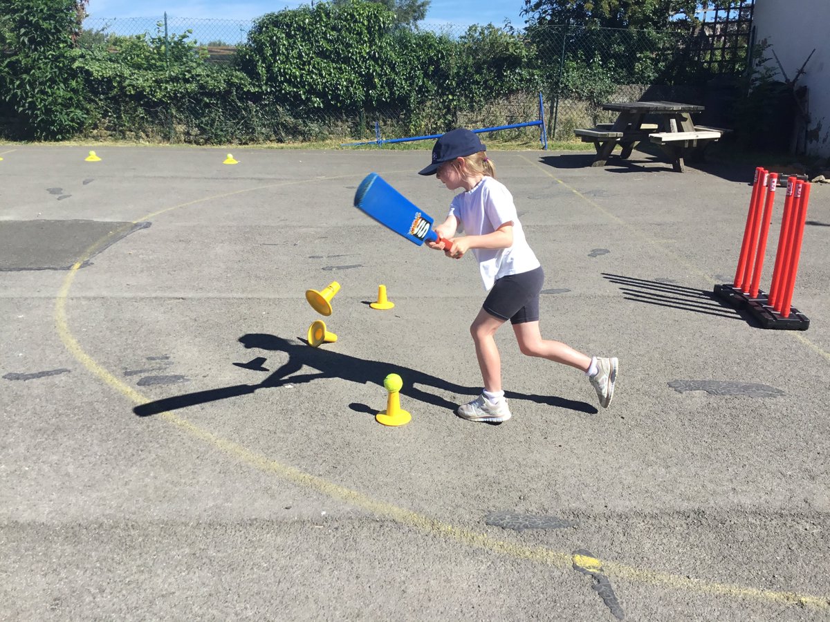 crakehallsch's tweet photo. Crakehall School North Yorkshire started the week of sports with' Cricket with Crofty' all children took part in a session improving their cricket skills. KS1 also had a session cheerleading. https://t.co/dabz0ADgn4