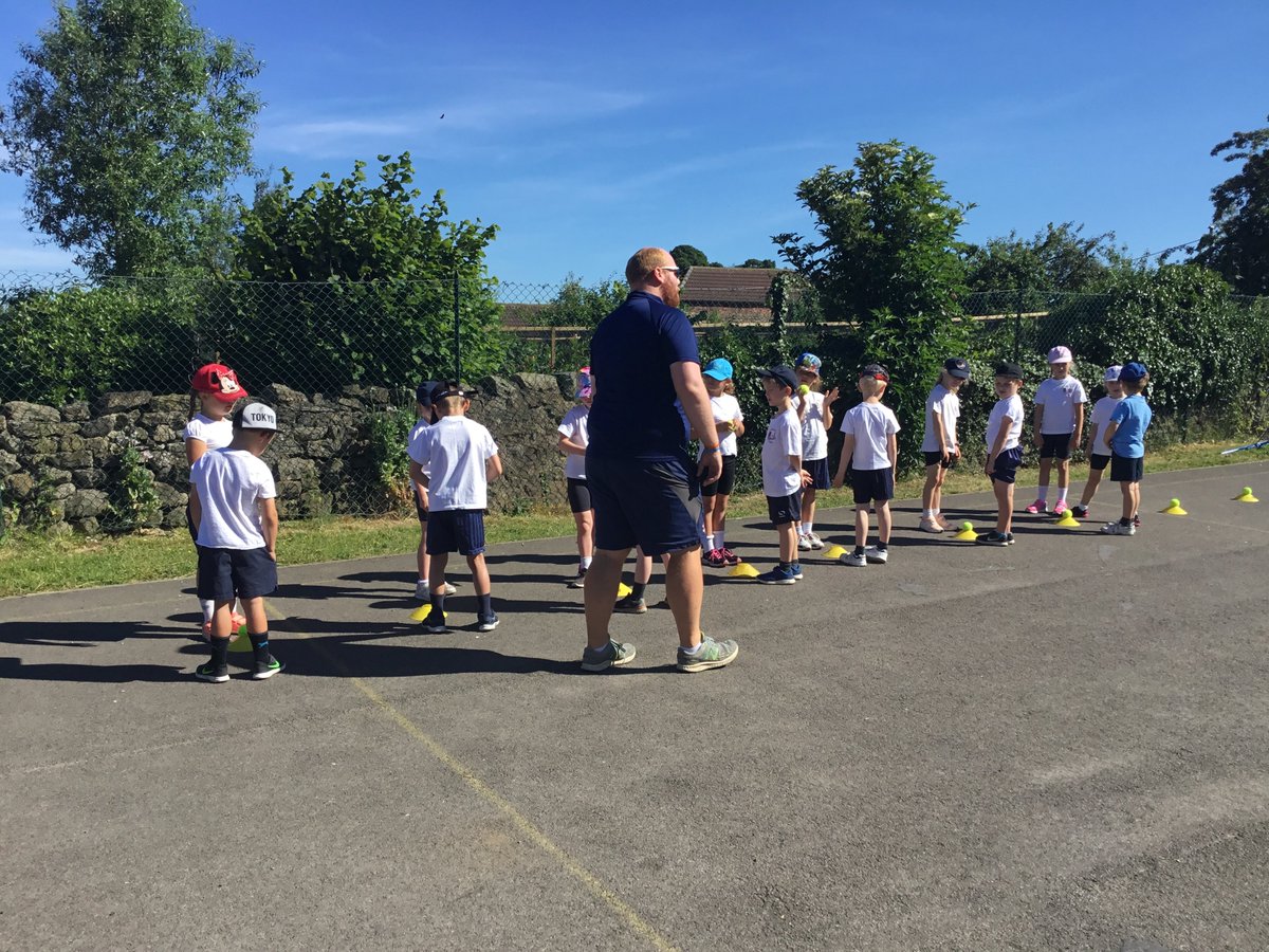 crakehallsch's tweet photo. Crakehall School North Yorkshire started the week of sports with' Cricket with Crofty' all children took part in a session improving their cricket skills. KS1 also had a session cheerleading. https://t.co/dabz0ADgn4