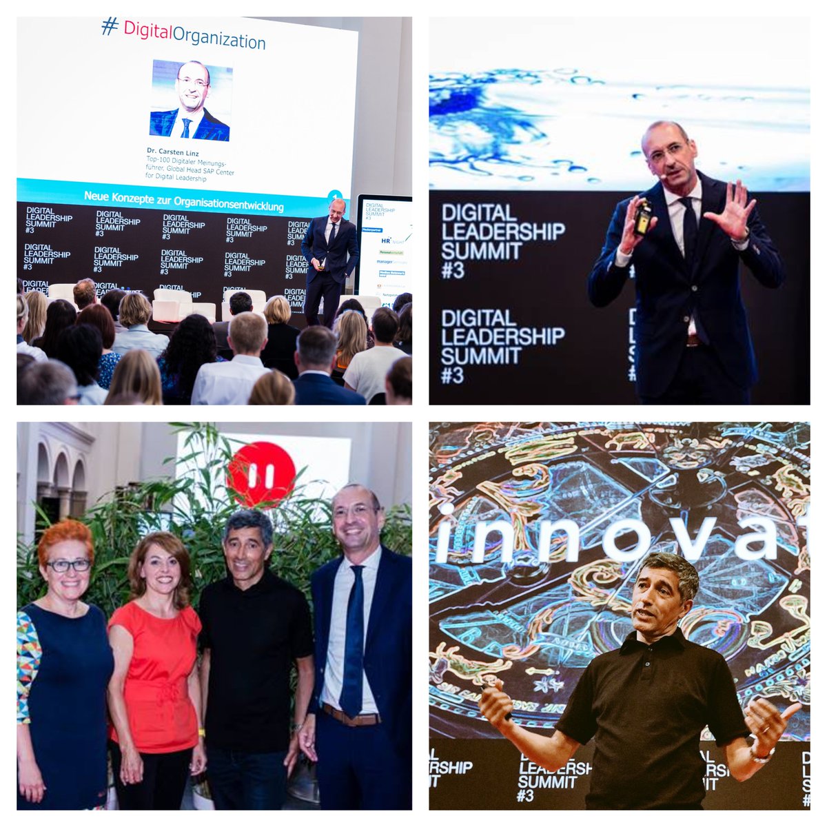 CarstenLinz's tweet image. What an amazing #DLS3! Has been my pleasure to showcase winning #digital #leadership patterns in my keynote and discuss in our panel about opportunities and threats of the intelligent age w/ #RangaYogeshwar @anderagadeib. Thanks for having me! lnkd.in/dq2tDuC #CEO