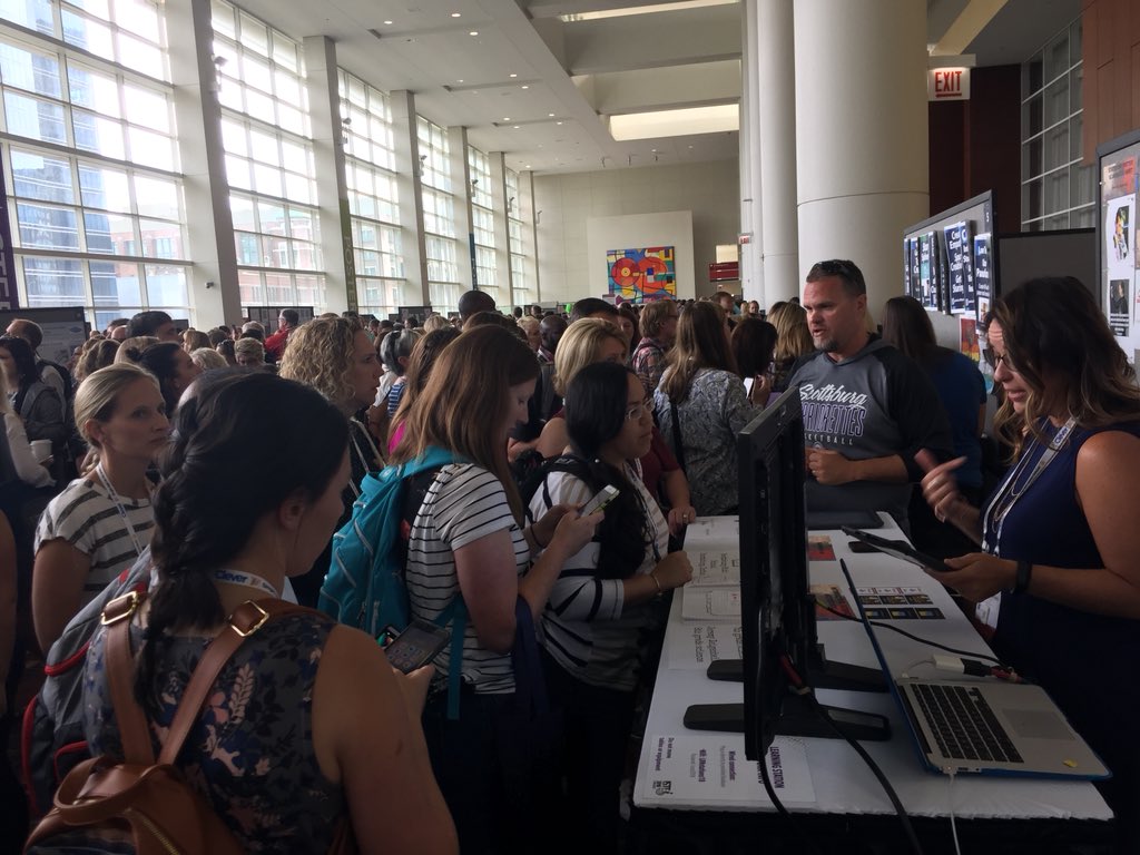 <a href="/marcslaton/">Marc slaton</a> <a href="/kristin_nass/">Kristin Nass</a> The amazing Z’s are already igniting excitement and sharing knowledge with #ISTE18