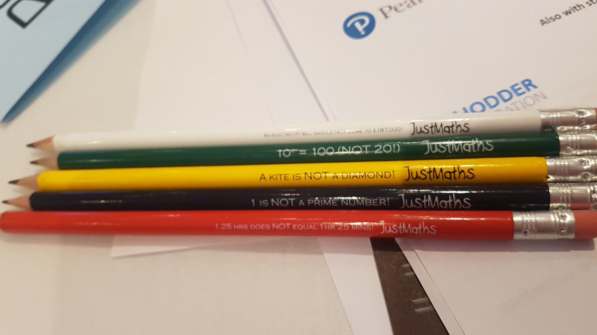 CottHighMaths's tweet image. Some &apos;classic maths mistakes&apos; pencils #classic #jmconf2 #commonmisconceptions
