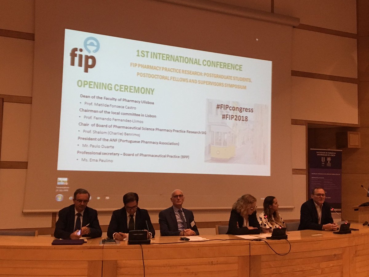 Let's start networking! Opening ceremony of the 1st international conference FIP Pharmacy practice research #FIP2018 #FIPCongress