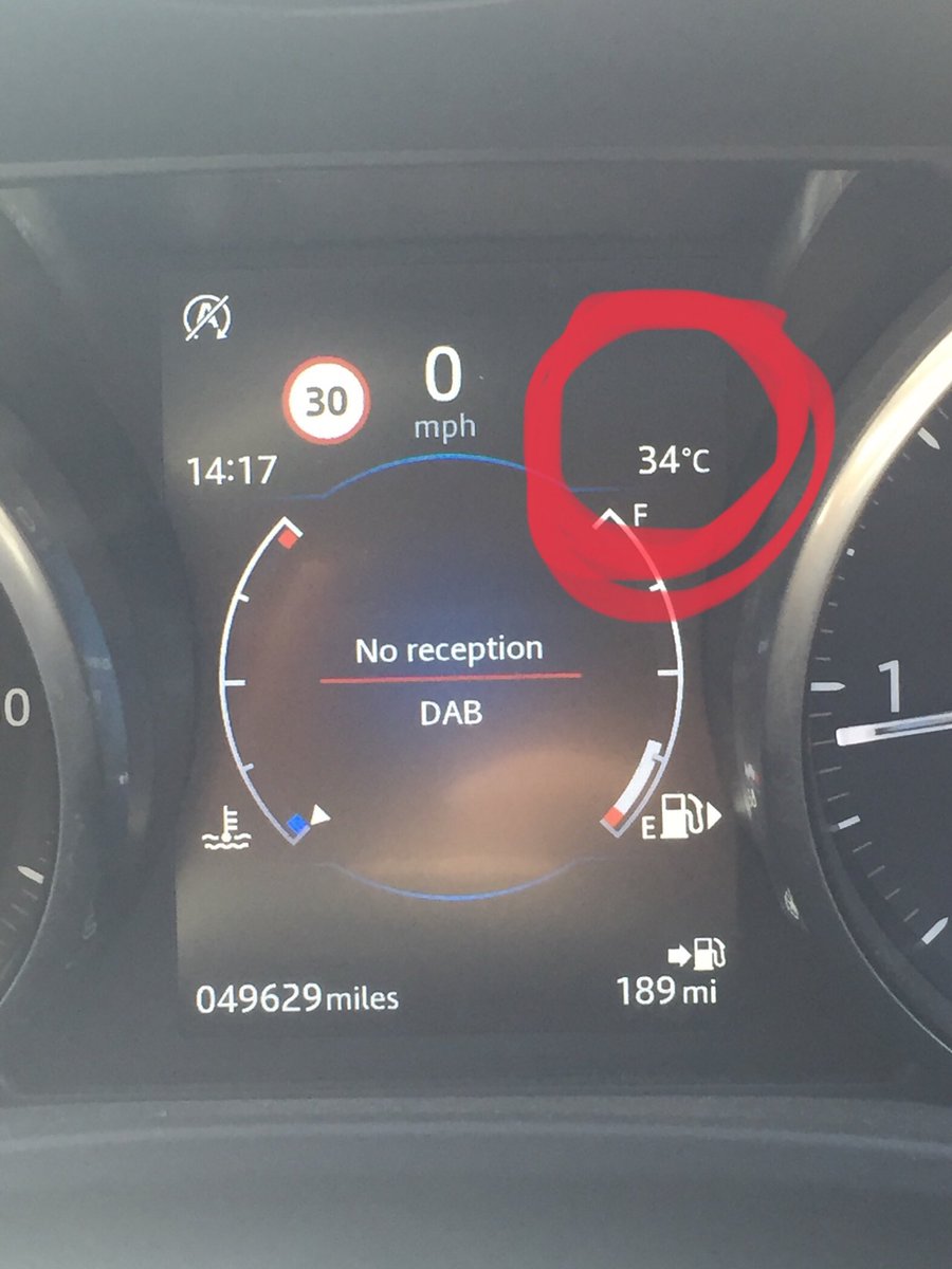 34 Degrees in the car today, left in the shade for 20 minutes. Heat stress is a real problem this year. Low intakes, ketosis, poor fertility, acidosis! Heat stress causes it all, always make sure cows have plenty of water in this weather and do what you can to minimise the effect