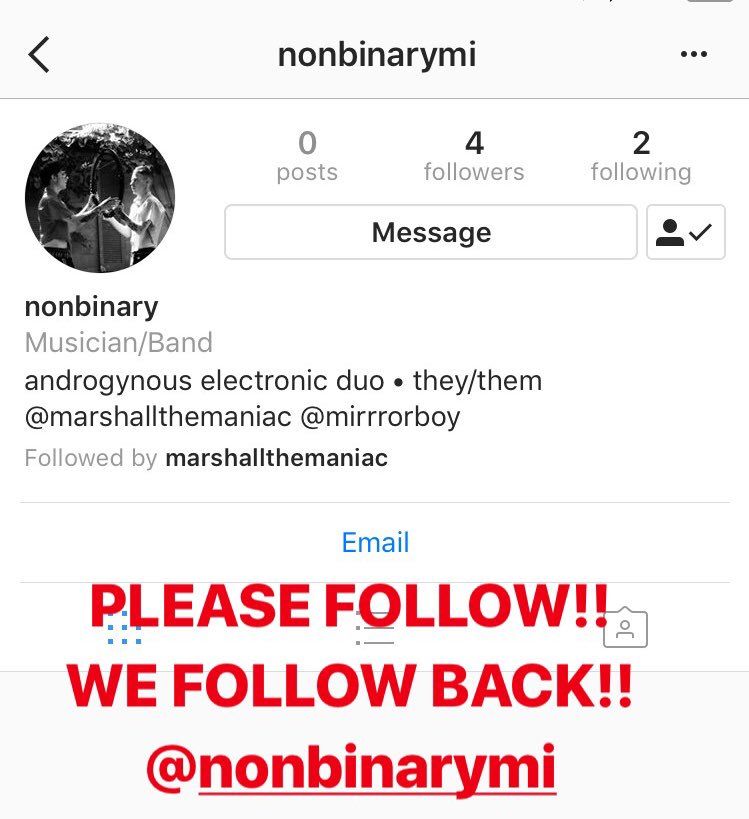 nonbinarymi's tweet photo. FOLLOW US ON INSTAGRAM!! #nonbinary https://t.co/DxHY7iKgdj