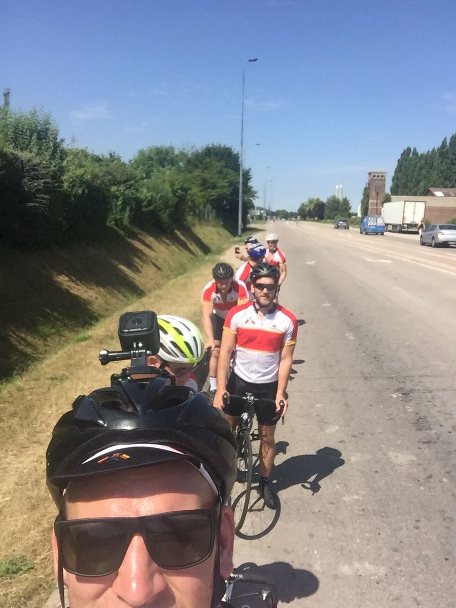 RichmondFC1861's tweet photo. 2️⃣ weeks until the boys take to their bikes and head for Amsterdam

🙏 They're 90% of the way to their funding target. Can you give them the final push....?

https://t.co/CywC69y9Fk https://t.co/AohkDH9BzF