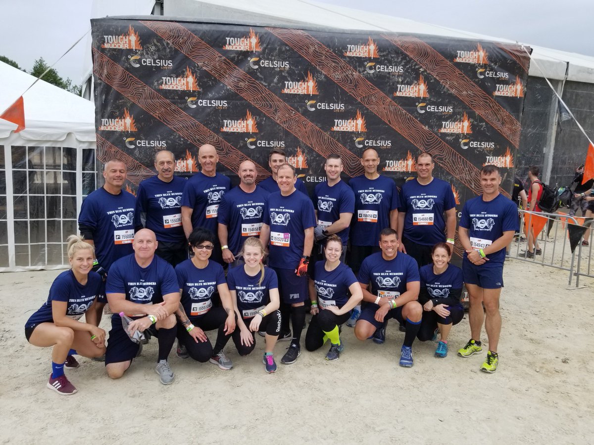MCOPALegal's tweet photo. This past Saturday, the @MAPOLICECHIEFS #ThinBlueMudders took on the FULL @ToughMudder event @508intl in Charlton, MA!  We fought through 26 obstacles and 10 miles together.  I couldn't be prouder of the teamwork displayed by everyone on the course! https://t.co/KRVAvEbVYg