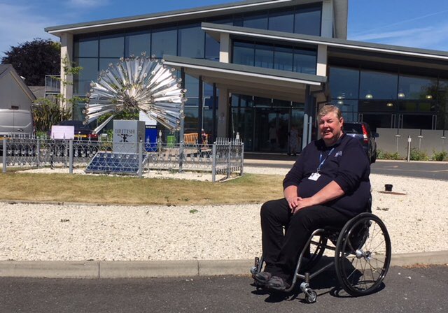 spinalinjuries's tweet photo. Our Peer Support Officer for West Midlands Paul Rhodes is at RJAH Hospital, Oswestry and Cannock Chase Hospital today filming a video about our Peer Support service with @brethertonsllp and @ExposeMediaMK #TeamSIA https://t.co/fafm6s7oNf