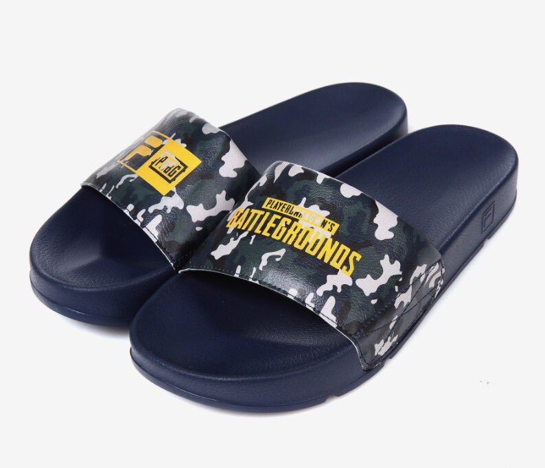 Sugar___Blossom's tweet photo. [!!] PRE-ORDER : FILA X PUBG รองเท้าแตะ 
ราคา 1150 (ไม่รวมกล่อง)
มีสีดำ น้ำเงิน 

#SBPreOrder #FILA #FILAKOREA #PUBG⁠ ⁠ #พรีออเดอร์เกาหลี #พรีเกาหลี #GAME #KOREA https://t.co/qvD9CCkVBH