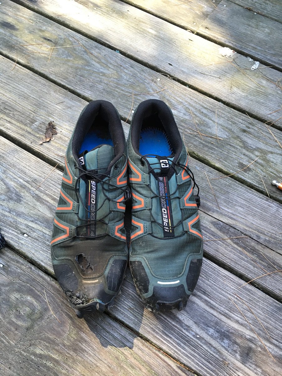 tacofan's tweet photo. @SalomonSports Your shoes are amazing when it's #timetoplay, but they make terrible tacos. Couldn't even finish the first shoe. Do you have an extra right foot shoe kicking around? https://t.co/04KDcFBW6R